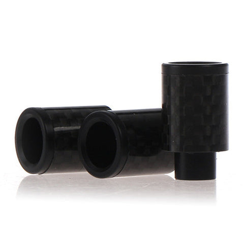 Friction Fit Carbon Fibre Wide Bore Drip Tip - 14mm (CF005)