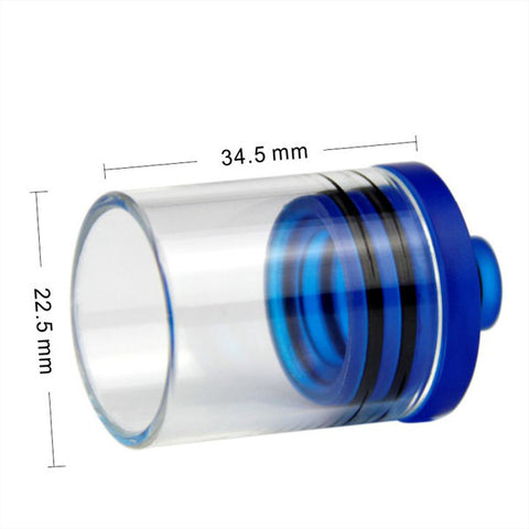 Super Wide Bore 510 Transparent Plastic & Glass Drip Tips (GLS015)