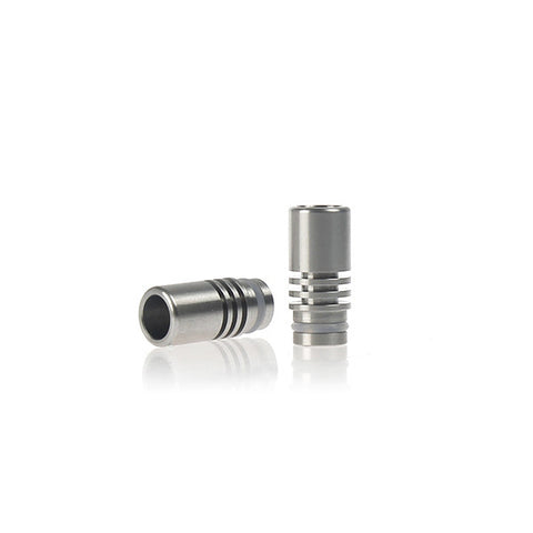 Heat Sink Style Wide Bore Stainless Steel Drip Tip (SS010)