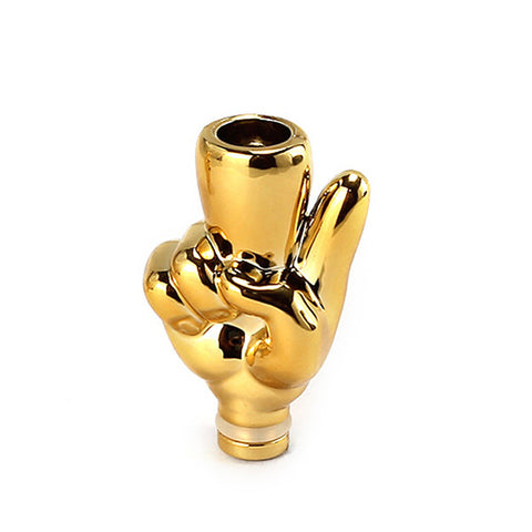 Plastic Finger Wide Bore Drip Tip