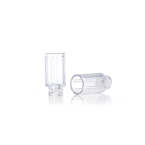 Transparent Plastic Straight Design Wide Bore Drip Tips (PLA003)