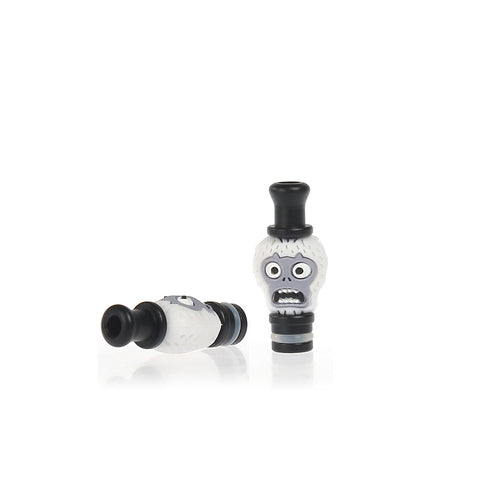 Aluminium Spooky Face Drip Tips (ALU003)