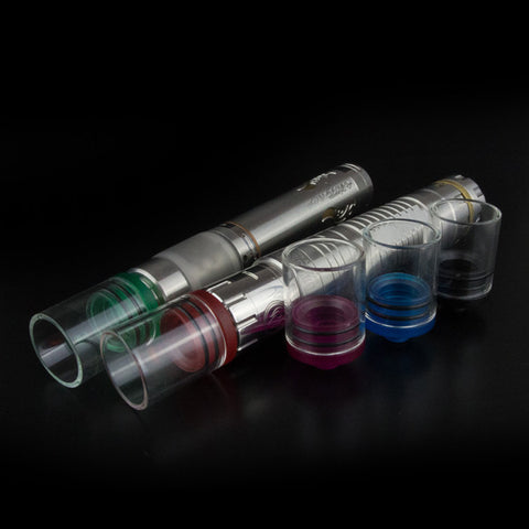 New! Super Wide Bore 510 Transparent Plastic & Glass Drip Tips (GLS015)