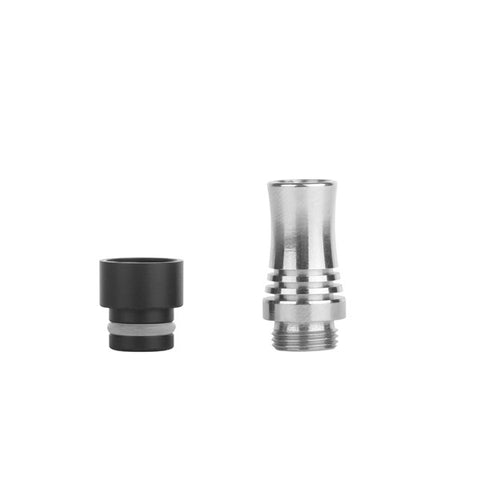 Uniquely Designed Stainless Steel & Delrin 9 Hole Air Flow Wide Bore Drip Tip (AIR006)
