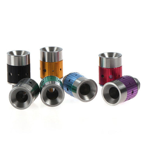 Aluminium & Stainless Steel Multi-Hole Adjustable Air Flow Wide Bore Drip Tips (AIR003)
