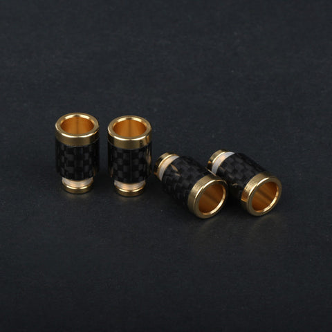 Stainless Steel & Carbon Fibre Wide Bore Drip Tip (CF003)