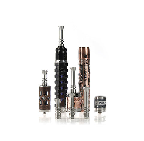Extra Long Spiral and Flared Stainless Steel Drip Tip (XL005)