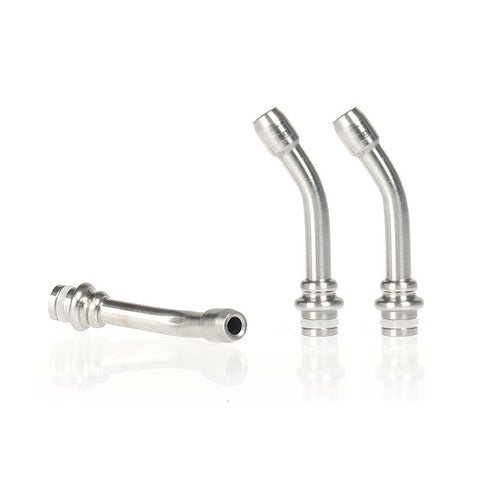 Long Angled Bulb Style Tip Stainless Steel Drip Tip (XL009)