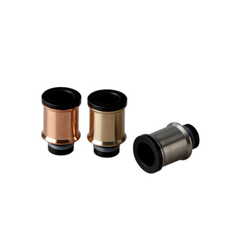 Cauldron Style Stainless Steel / Brass / Copper & Delrin Wide Bore Drip Tips (SS037)