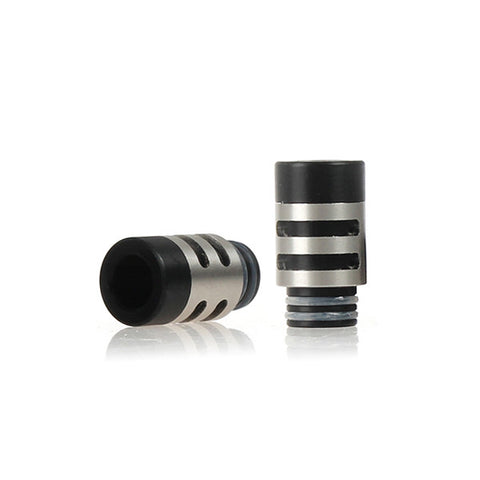 King Stainless Steel & Delrin Wide Bore Drip Tips (SS022)