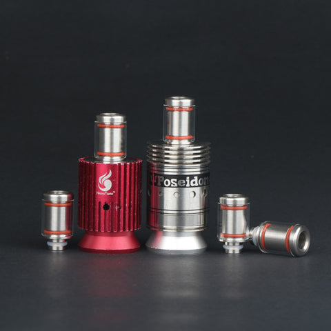 Glass & Stainless Steel Wide Bore Drip Tip - Perfect Match For Kanger Subtank (SS048)