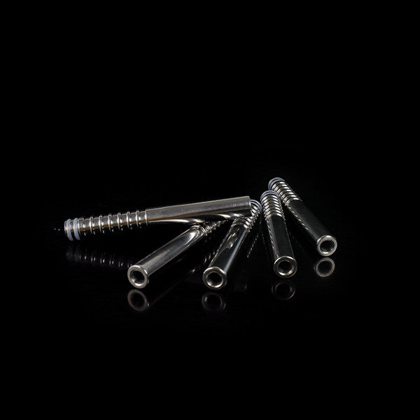 Extra Long Spiral Detailed Stainless Steel Drip Tip (XL003) The Drip Tip Store