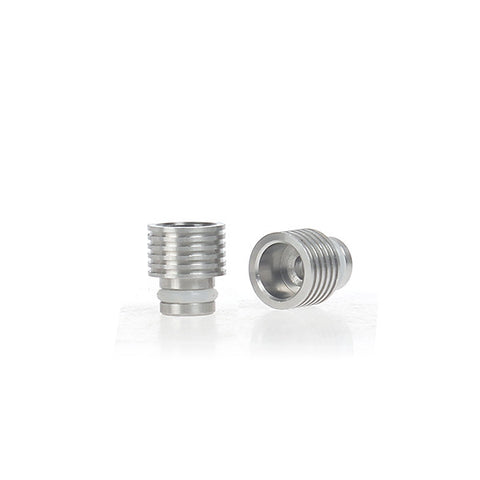 Short Ring Design Wide Bore Stainless Steel Drip Tip / 510 Adaptor (SS006)