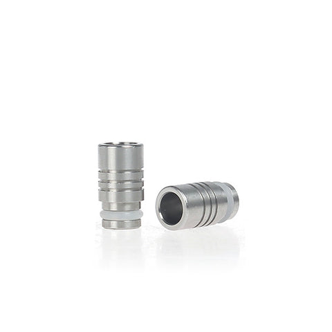 Triple Ring Design Wide Bore Stainless Steel Drip Tip (SS007)