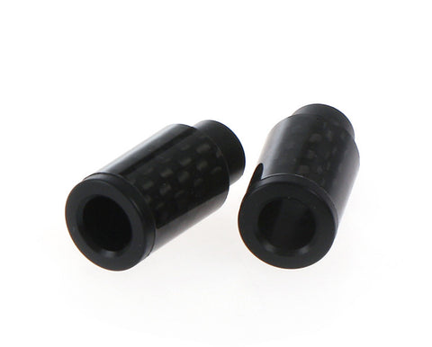 Push Fit Carbon Fibre Wide Bore Drip Tip - 12mm (CF006)