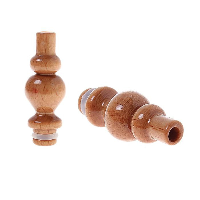 Wood Large Vase Style Drip Tip (WD010)