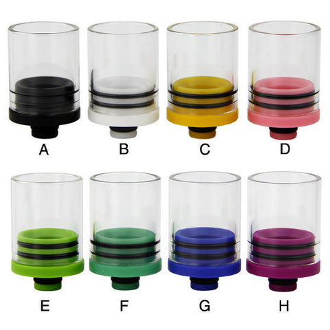 Super Wide Bore 510 Plastic & Glass Drip Tips (GLS014)