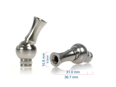 Large Stainless Steel Rotating Drip Tip (SS031)