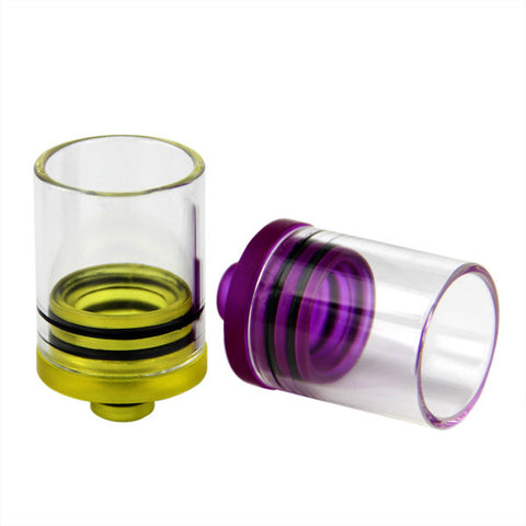 Super Wide Bore 510 Transparent Plastic & Glass Drip Tips (GLS015)