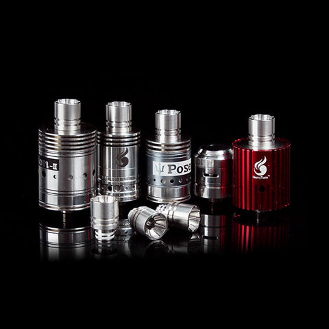 Wide Bore Stainless Steel Drip Tip With Unusual Crater Design (SS015)