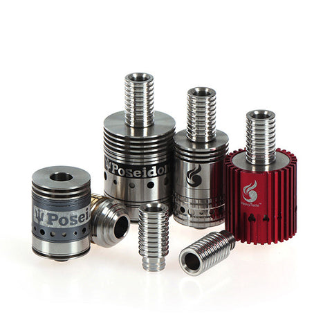 Ribbed Design Wide Bore Stainless Steel Drip Tip (SS016)