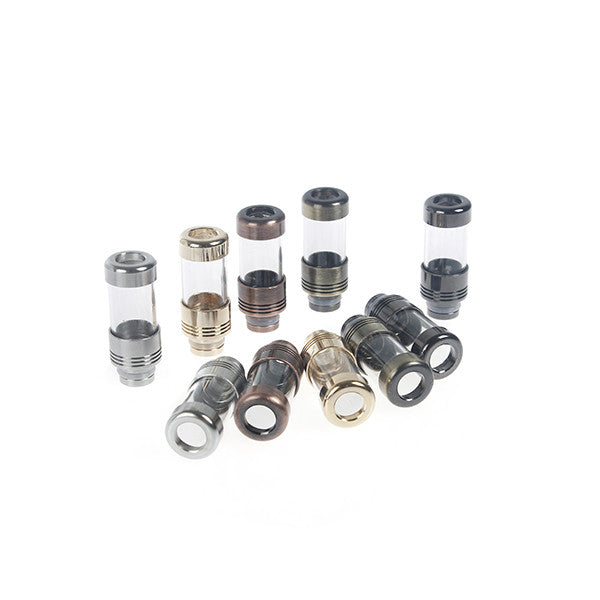 Metal & Glass Capsule Design Wide Bore Drip Tips (GLS004) – The Drip ...