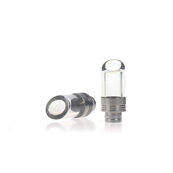 Slash Cut Metal & Glass Wide Bore Drip Tips (GLS003) – The Drip Tip Store