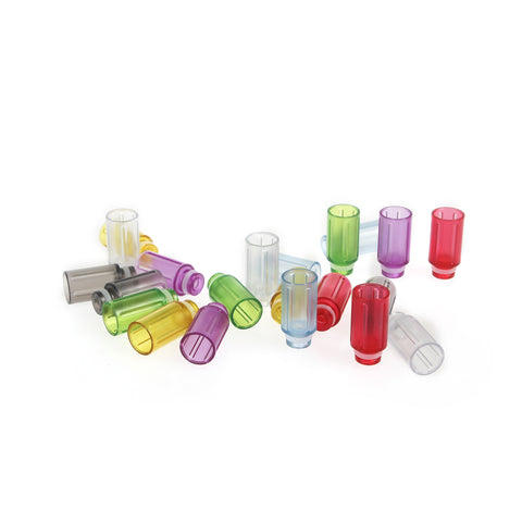 Transparent Plastic Straight Design Wide Bore Drip Tips (PLA003)