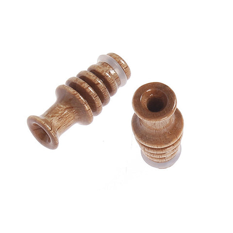 Wood Ribbed Style Drip Tip (WD006)
