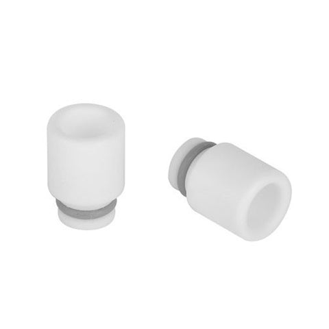 White Stumpy PTFE Wide Bore Drip Tip (TEF003)