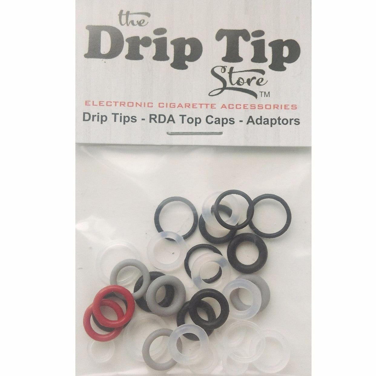 Spare Drip Tip O' rings - 30 Pack The Drip Tip Store Spare Drip Tip O' rings - 30 Pack The Drip Tip Store