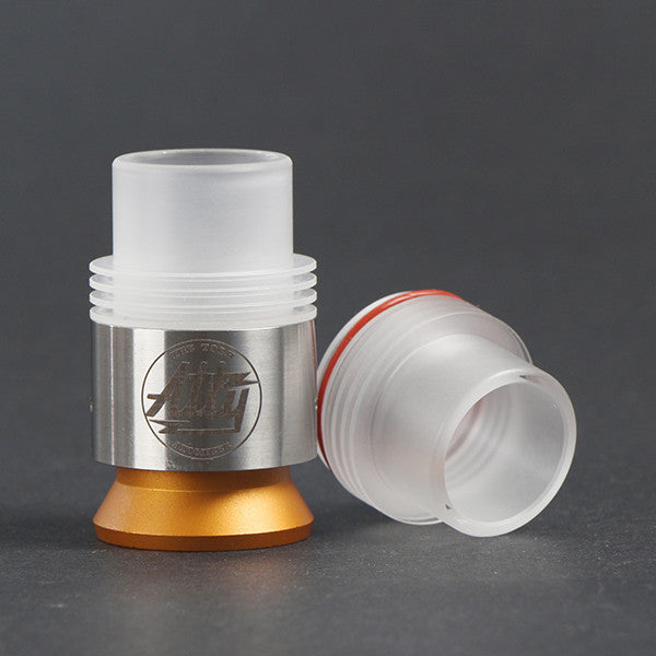 Chuff Enuff Style 28.5mm Finned Transparent RDA Top Cap (RDA010)