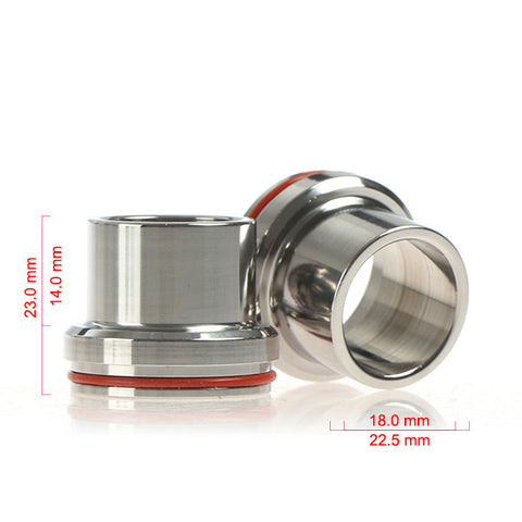 Chuff Enuff Style 28.5mm Domed Stainless Steel RDA Top Cap (RDA015)