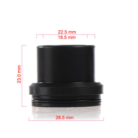 Chuff Enuff Style Finned Or Domed 28.5mm RDA Top Caps (RDA005 & RDA006)