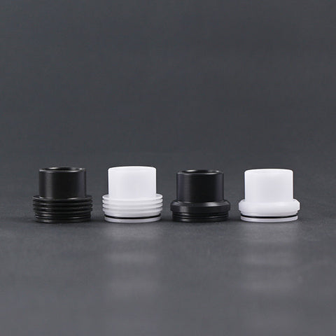 Chuff Enuff Style Finned Or Domed 28.5mm RDA Top Caps (RDA005 & RDA006)