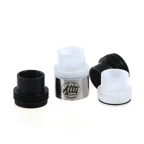 Chuff Enuff Style Finned Or Domed 28.5mm RDA Top Caps (RDA005 & RDA006)