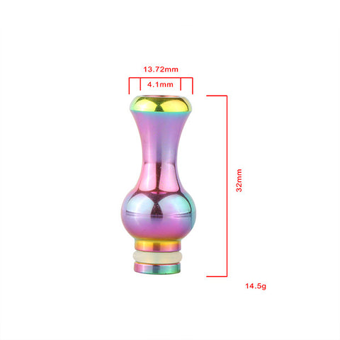 Ming Vase Design Rainbow Drip Tip (SS058)