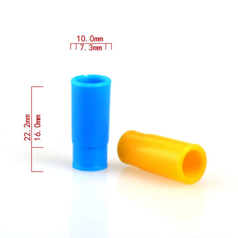 Basic Push Fit Coloured Plastic Drip Tips - Pack of 7 (PLA029)