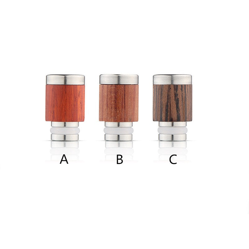 Stainless Steel & Wood Wide Bore Drip Tips (WD016)