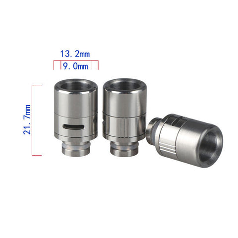 Stainless Steel Air Flow Adjustable Wide Bore Drip Tip (AIR008)