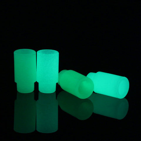 Basic Push Fit Glow In The Dark Plastic Drip Tips - Pack of 5 (PLA031)