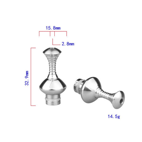 Antique Vase Style Stainless Steel Drip Tip
