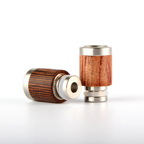Stainless Steel & Wood Wide Bore Drip Tips (WD016)