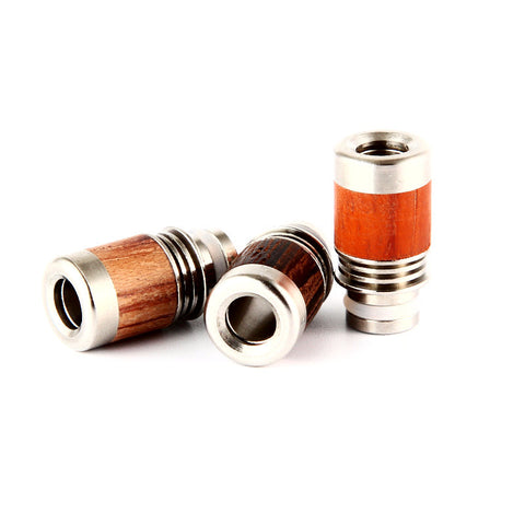 New! Stainless Steel & Wood Heatsink Design Wide Bore Drip Tips (WD015)