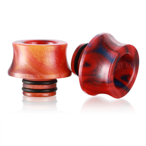 Large Resin Twin O' Ring Wide Bore 510 Drip Tips (RES024)