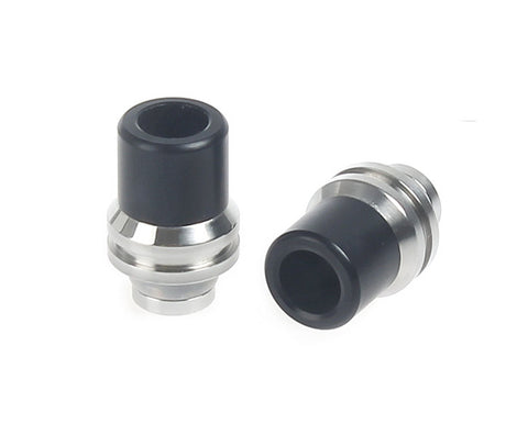 Stainless Steel & Delrin Wide Bore Drip Tip (DEL010)