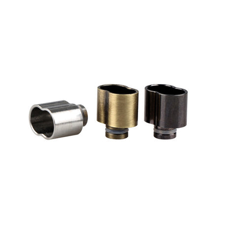 New! Double Barreled Stainless Steel Drip Tips (SS036)