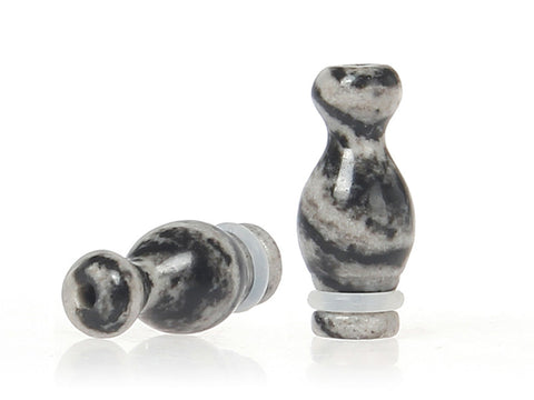 Natural Jade Gourd Vase Style Drip Tips (JADE002)
