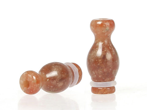 Natural Jade Gourd Vase Style Drip Tips (JADE002)