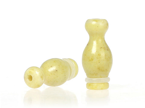 Natural Jade Gourd Vase Style Drip Tips (JADE002)